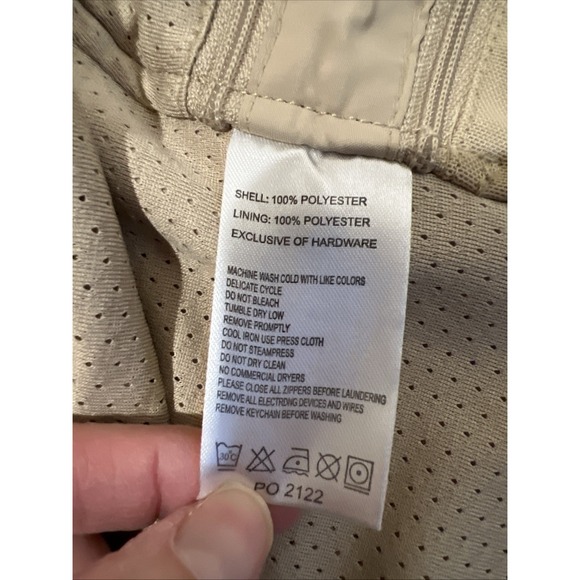 Scottevest Beige RFID Travel Vest Full Zip TEC Multi Pockets Utility Security - Picture 9 of 10